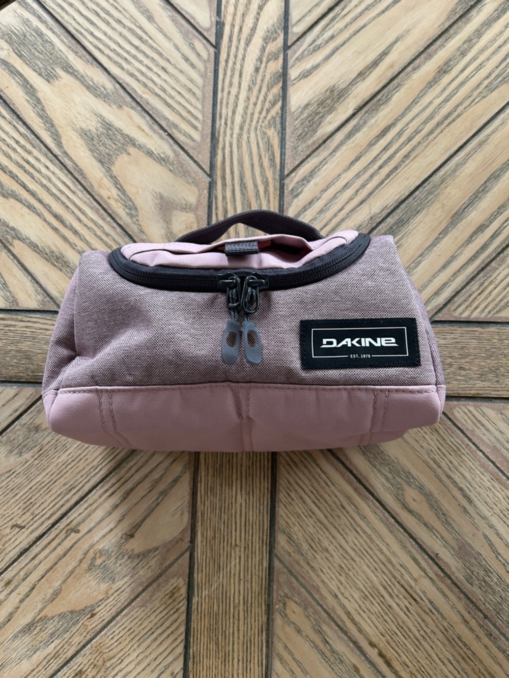 Dakine Dusty Pink Two-Tone Toiletry Pouch